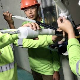 Tin annealed copper conductors, braided flexible connectors and termination kits1